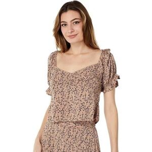 Saltwater LUXE Leander Sweetheart Top Fawn - Size Small